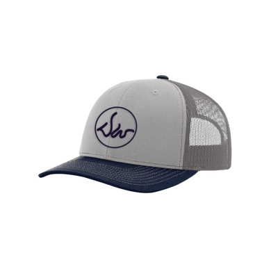 Grey and Navy Trucker with Dan Wesson circle logo